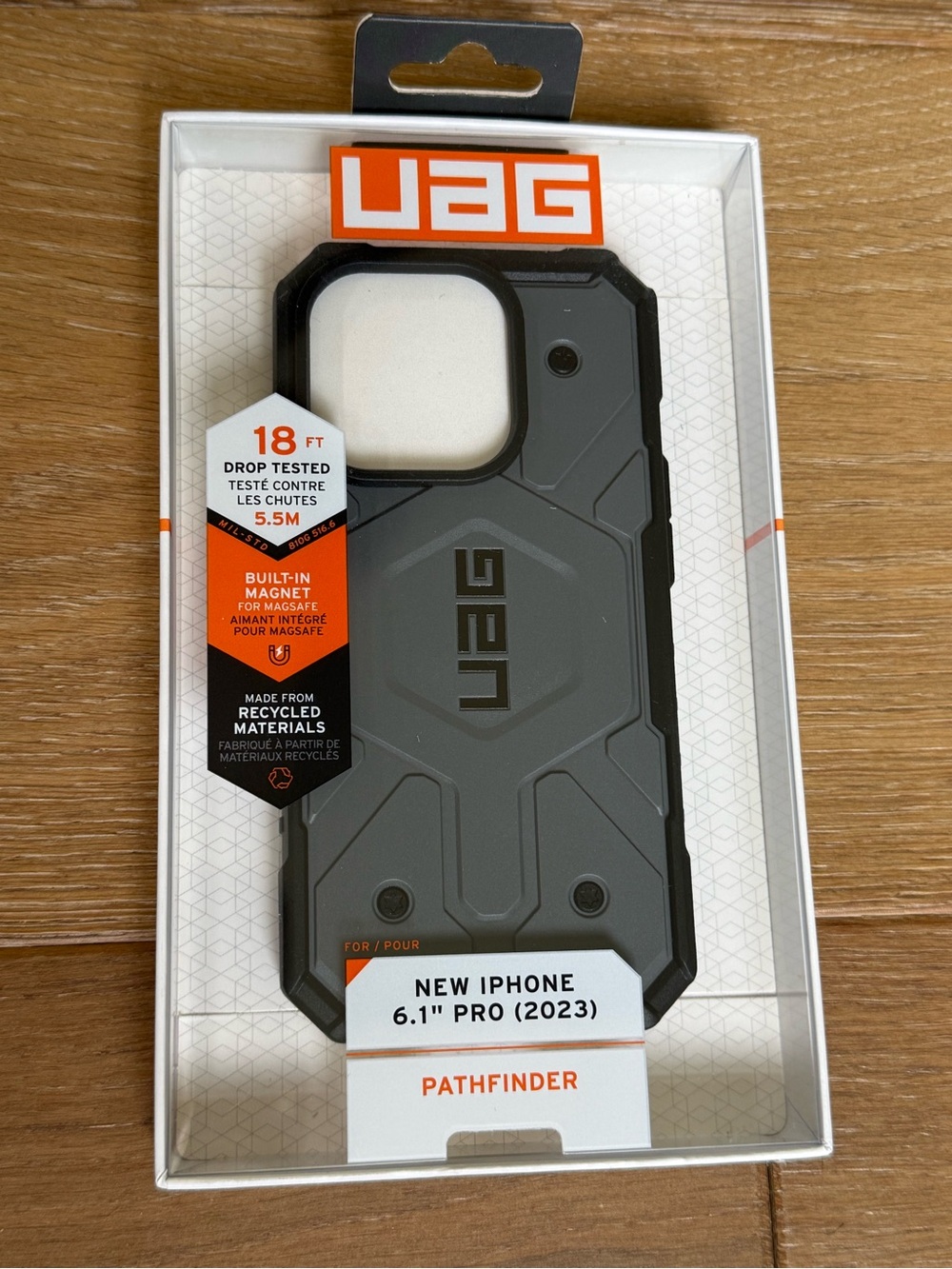 New URBAN ARMOR GEAR UAG 2023 iPhone 6.1” Pro Case Pathfinder grey black
